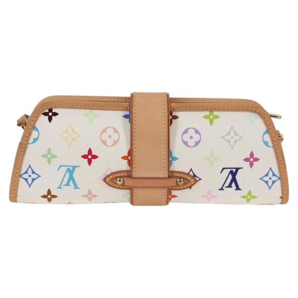 LOUIS VUITTON Multicolor Shirley Shoulder Bag White M40049 LV Auth 127636V - Picture 4 of 15